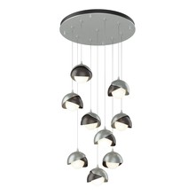 Hubbardton Forge 131105-SKT-STND-82-14-GG0711 - Brooklyn 9-Light Double Shade Pendant