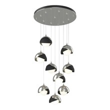 Hubbardton Forge 131105-SKT-STND-85-10-GG0711 - Brooklyn 9-Light Double Shade Pendant