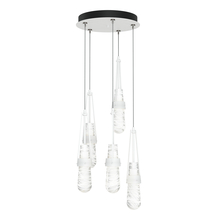 Hubbardton Forge 131120-SKT-STND-02-YJ0434 - Link 5-Light Blown Glass Pendant