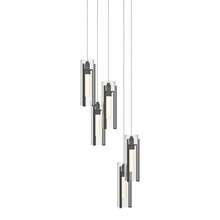 Hubbardton Forge 131124-SKT-LONG-20-ZM0065 - Exos Glass 5-Light Pendant