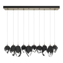 Hubbardton Forge 131145-SKT-LONG-84-BP0756 - Chrysalis 10-Light Mixed Crystal Pendant