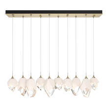 Hubbardton Forge 131145-SKT-LONG-86-WP0756 - Chrysalis 10-Light Mixed Crystal Pendant