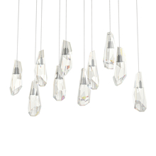 Hubbardton Forge 131201-SKT-LONG-05-CR - Luma 10-Light Large Crystal Pendant