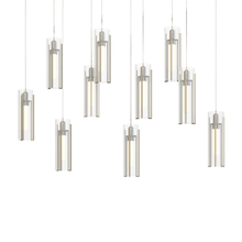 Hubbardton Forge 131204-SKT-LONG-86-ZM0065 - Exos Glass 10-Light Pendant