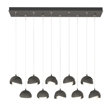 Hubbardton Forge 131205-SKT-STND-20-20-GG0711 - Brooklyn 10-Light Double Shade Pendant