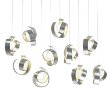 Hubbardton Forge 131208-SKT-LONG-82-GG0711 - Riza 10-Light Pendant