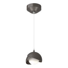 Hubbardton Forge 161183-SKT-STND-14-14-GG0711 - Brooklyn Double Shade Low Voltage Mini Pendant