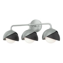 Hubbardton Forge 201375-SKT-82-10-GG0711 - Brooklyn 3-Light Double Shade Bath Sconce