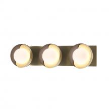 Hubbardton Forge 201378-SKT-86-14-GG0711 - Brooklyn 3-Light Straight Double Shade Bath Sconce