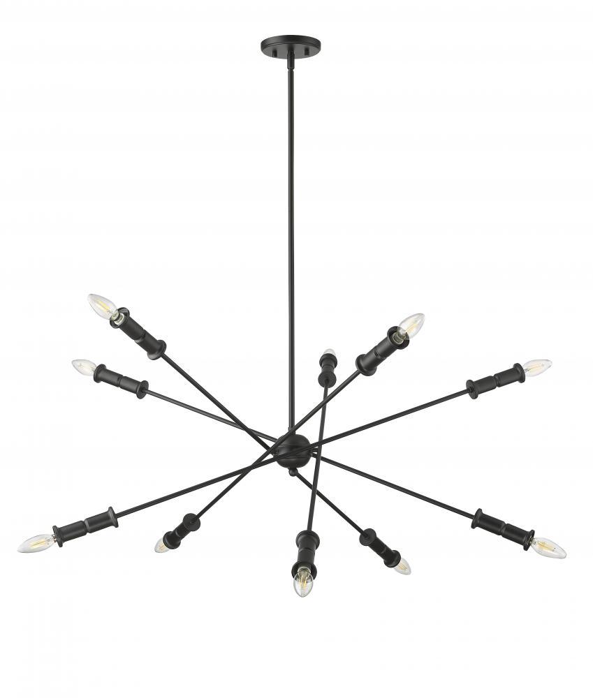 Potiss 1 - Light Chandelier Ceiling Light Matte Black