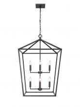 Millennium 3335-MB - 8-Light Pendant light Matte Black