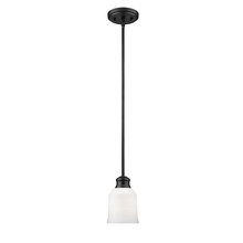 Millennium 141-MB - Burbank 1-Light Mini-Pendant light Matte Black