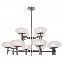 Access 52094LEDDLP-BS/CLR - 12 Light LED Chandelier