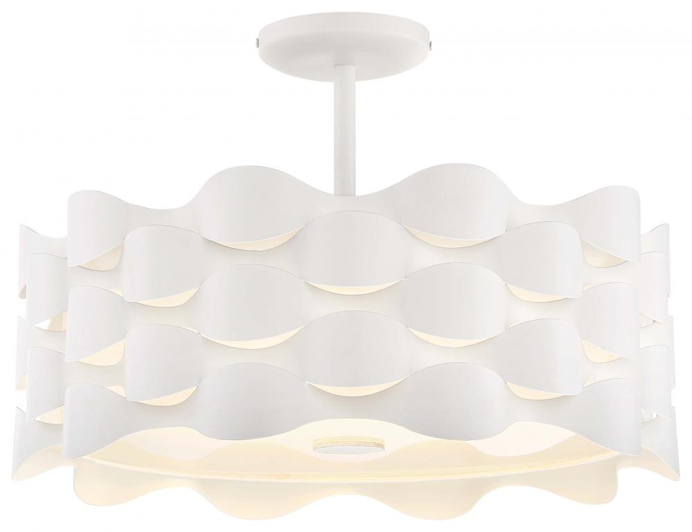 Coastal Current - LED Semi Flush