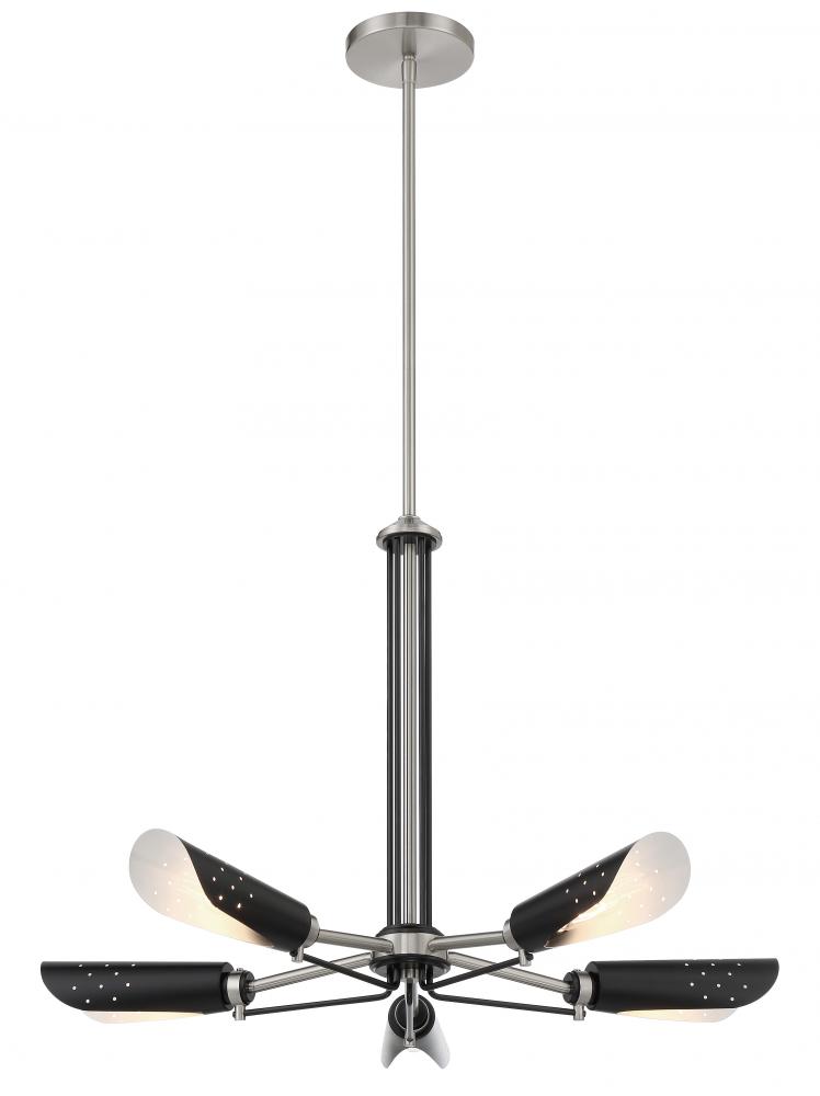 Turbine - 5 Light Chandelier