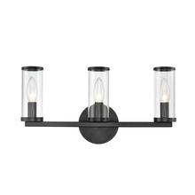 Alora Lighting WV309033UBCG - Revolve Clear Glass/Urban Bronze 3 Lights Wall/Vanity