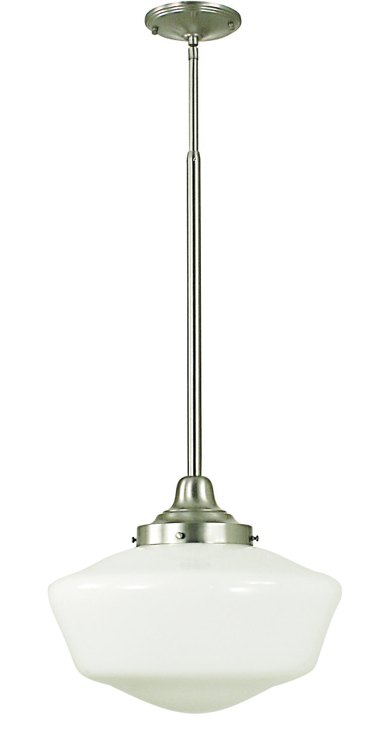 1-Light Polished Brass Taylor Pendant