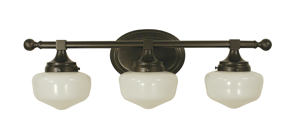 3-Light Matte Black Taylor Sconce