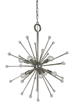 Framburg 3088 PN - 10-Light Polished Nickel Supernova Chandelier