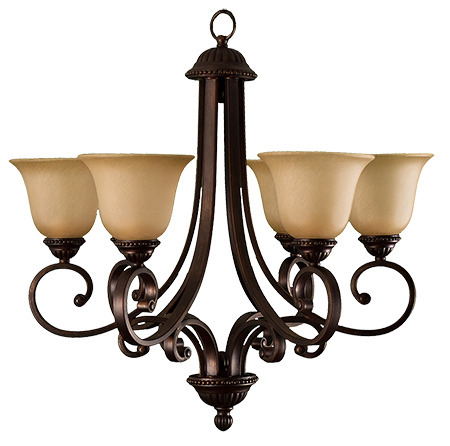 Alpine Series 6 Light Chandelier - RB