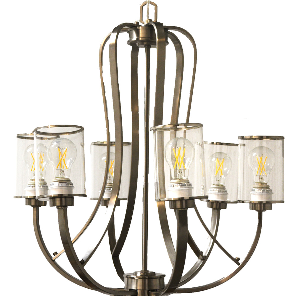 Lexington 6-Light Clear Glass Chandelier - NK