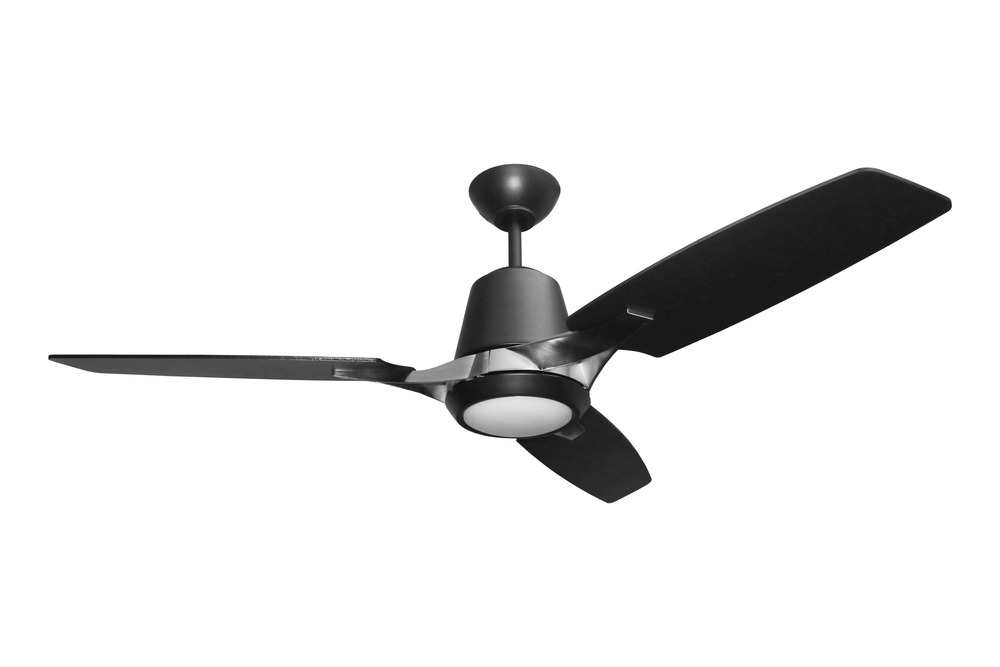 Verona 3-Blade 52" MB/NK Fan Matte Black Blades 20W LED 3000K