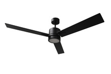 HOMEnhancements 80247 - 3-Blade 52" MB Fan Matte Black Blades 15W LED 3000K