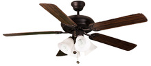 HOMEnhancements 18710 - 52" 5 Blade RB Fan W/White 4-Light Kit (4x9.5 LED 3000K)