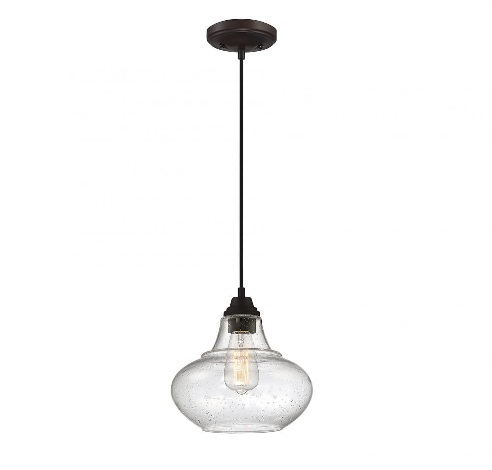 1-Light Mini Pendant in Oil Rubbed Bronze