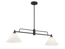 Savoy House Meridian M100136MBK - 2-Light Chandelier in Matte Black