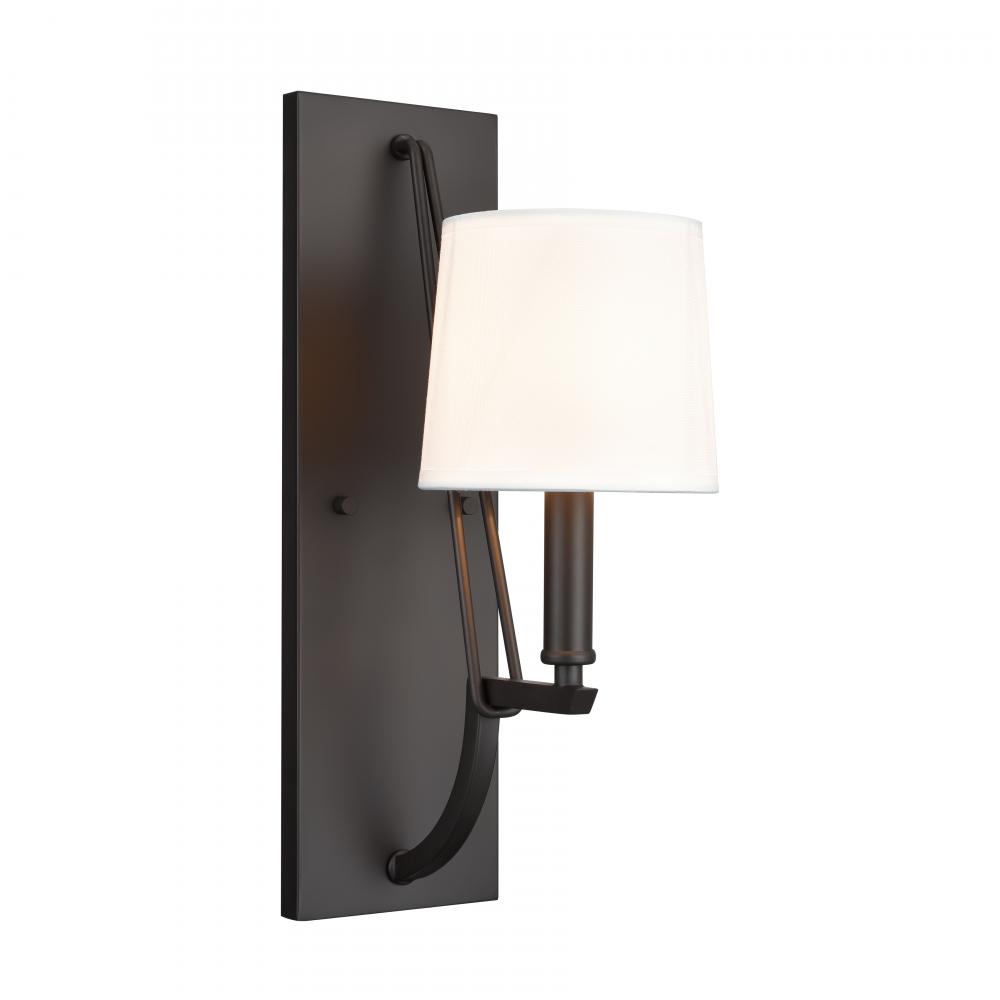 Robinson 16'' High 1-Light Sconce - Matte Black