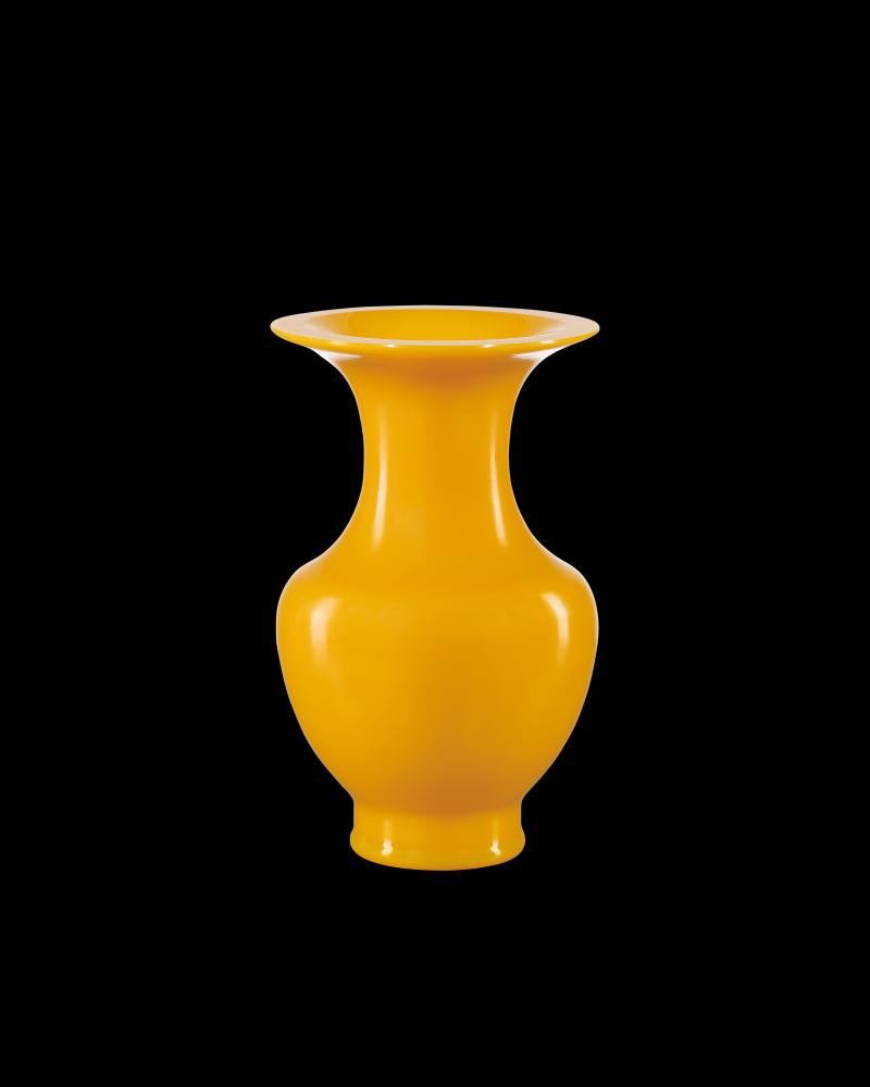 Imperial Yellow Peking Vase