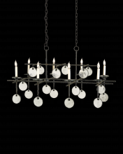 Currey 9124 - Sethos Black Rectangular Chandelier