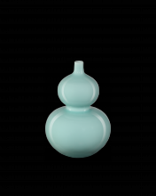 Currey 1200-0669 - Celadon Double Gourd Green Vas