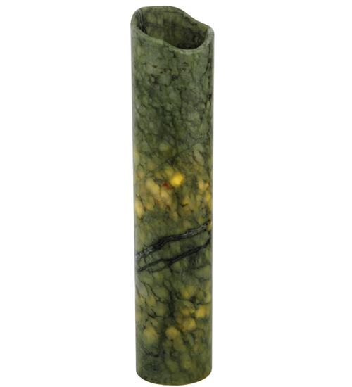 3.4"W Cylindre Green Jadestone Shade