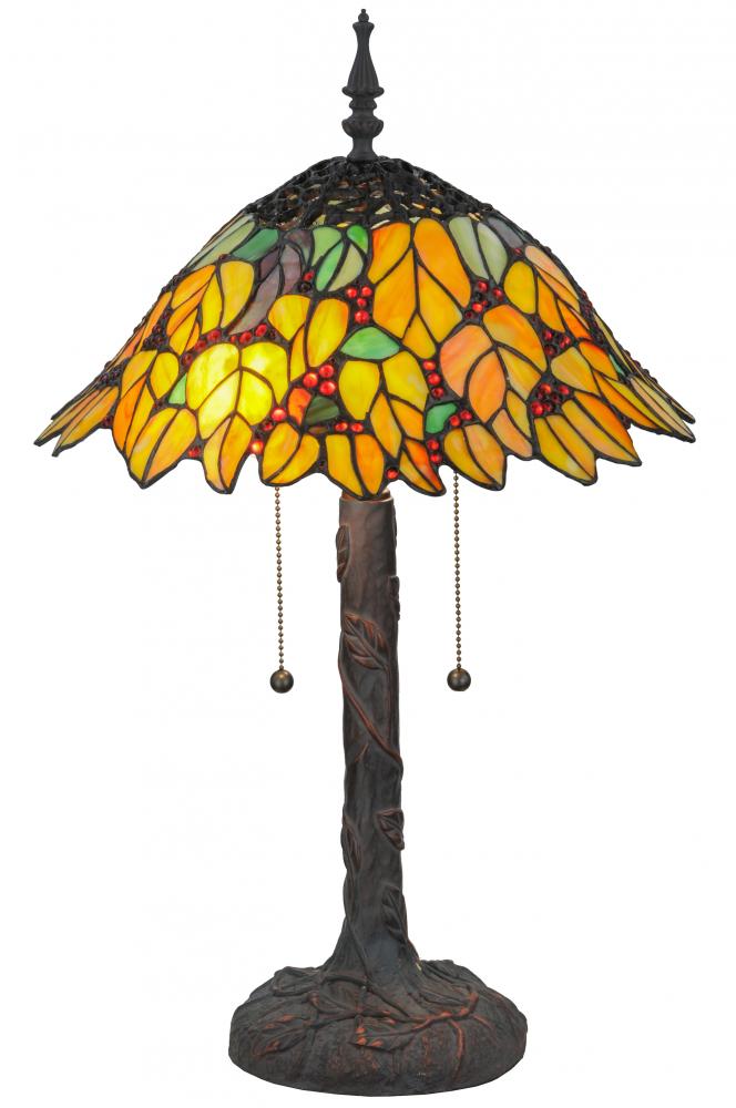 24.5"H Follaje Table Lamp