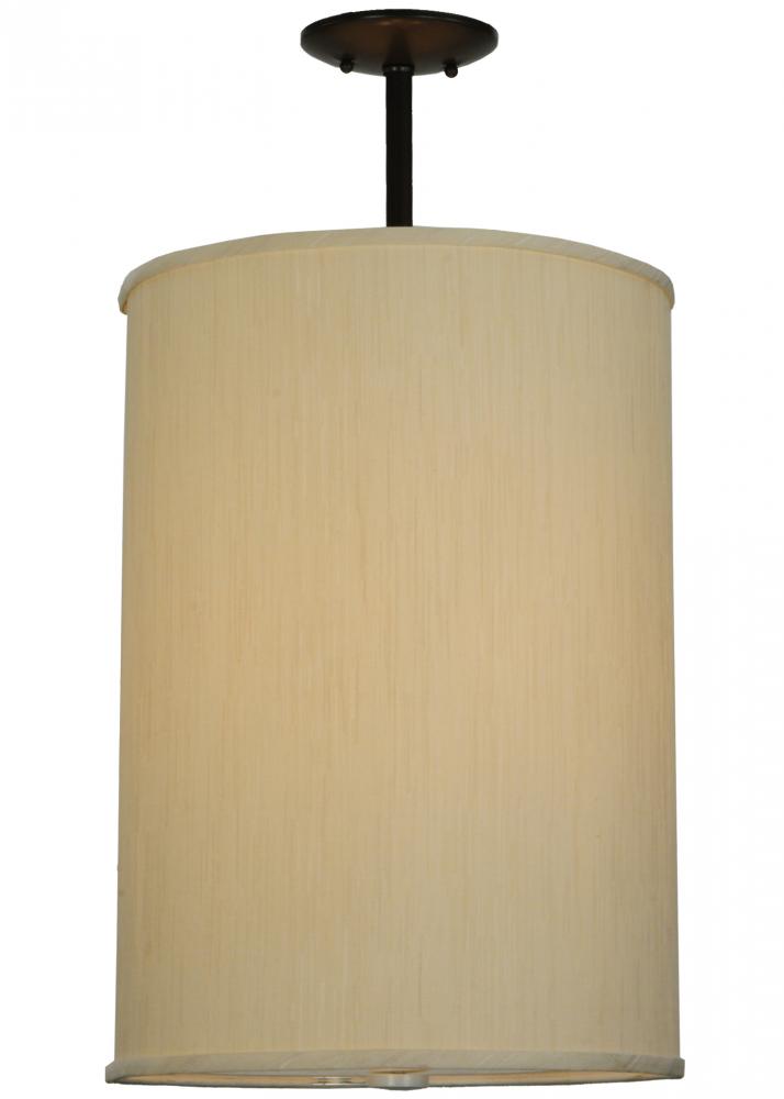 14.5"W Cilindro Mystic Beige Textrene Pendant