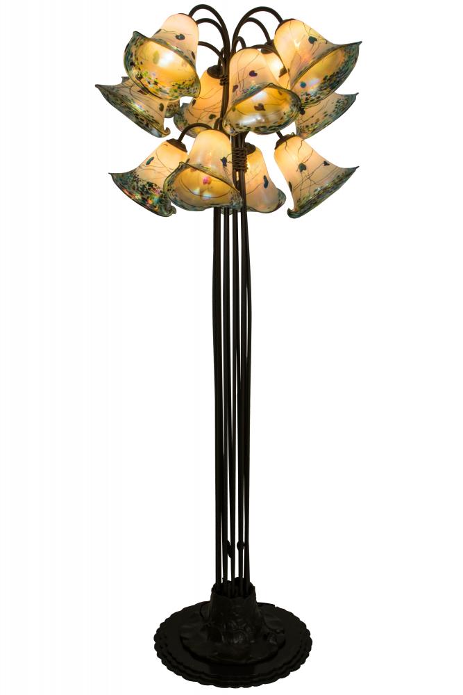 62"H Extreme Pond Lily 12 LT Floor Lamp