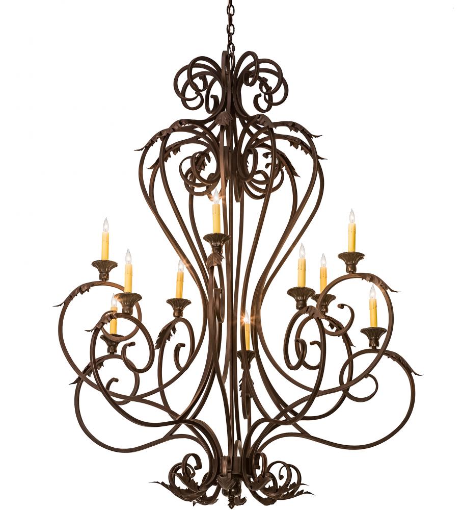 48" Wide Josephine 10 Light Chandelier