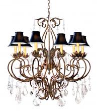 Meyda White 115585 - 42" Wide Felicia 10 Light Chandelier