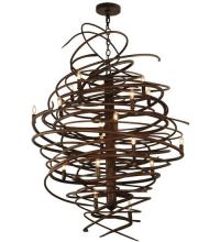 Meyda White 116006 - 36" Wide Cyclone 18 LT Chandelier