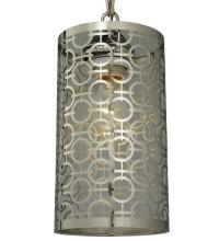 Meyda White 126758 - 5"W Deco Mini Pendant