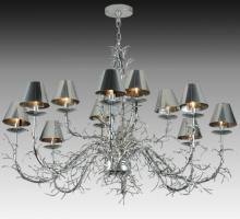 Meyda White 127985 - 48"W Twigs 12 LT Chandelier