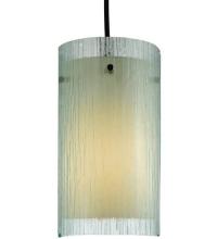 Meyda White 134242 - 6" Wide Metro Mist Cilindro Mini Pendant