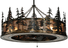 Meyda White 135769 - 45"W Tall Pines W/Uplights Chandel-Air