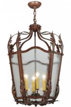 Meyda White 138822 - 22"W Citadel 4 Light Pendant