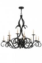 Meyda White 146034 - 48" Wide Cypress 12 Light Chandelier