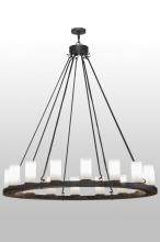 Meyda White 147302 - 60" Wide Loxley 16 Light Chandelier