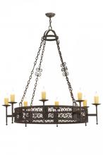 Meyda White 149198 - 48"W Toscano 8 LT Chandelier