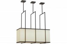 Meyda White 151147 - 36"L Quadrato Langedon Oblong Pendant